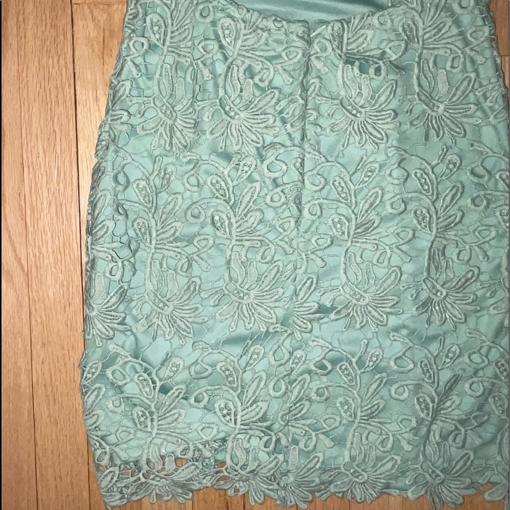 Lulu’s women’s Romance Language backless lace mint green mini dress - small NWT - Picture 9 of 12